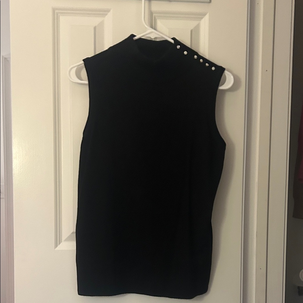 Black Ann Taylor vest top